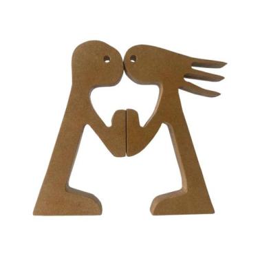 Imagem de Escultura Decorativa Casal 17x15cm - E2G Design