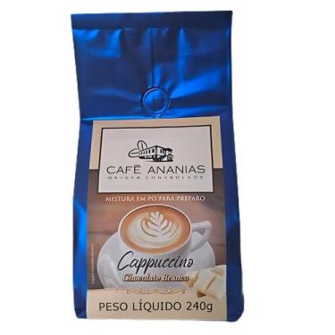 Imagem de Cappuccino Sabor Chocolate Branco Café Ananias - Mistura em Pó Para Pr