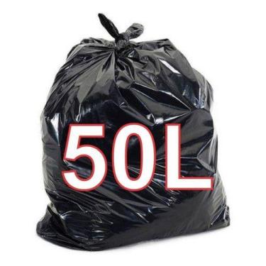 Imagem de Saco De Lixo 50 Litros Super Reforçado Industrial 50 Unidas - HIGIPACK