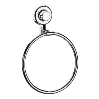 Imagem de Toalheiro De Parede Argola 18cm Fixação Fácil Por Ventosa - Future