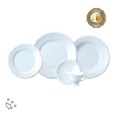 Imagem de Jogo Jantar e Chá 40 Peças Pomerode Porcelana Schmidt 8 Lugares - Porc