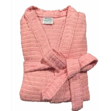 Imagem de Roupão de Banho Briza Atoalhado Adulto 100% Algodão Manga Curta (4016)