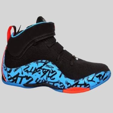 Imagem de Tênis Esportivo Masculino Vôlei Six Street - Impact, Preto, Azul, 36