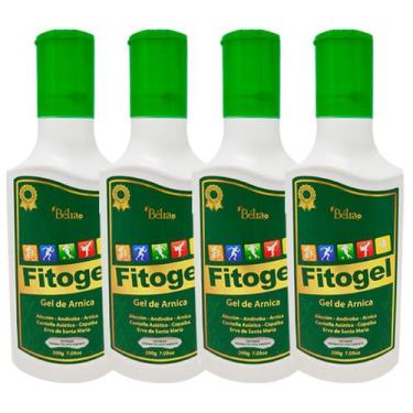 Imagem de Kit 4 Gel de Arnica para Alívio da Dor Muscular Fitogel - Bélia