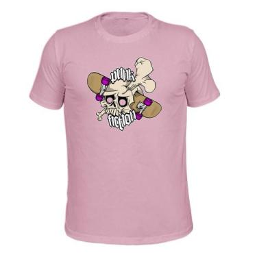 Imagem de Camiseta Plus Size Várias Cores Malha 30.1 Punk - Surprass, Rosa, G5