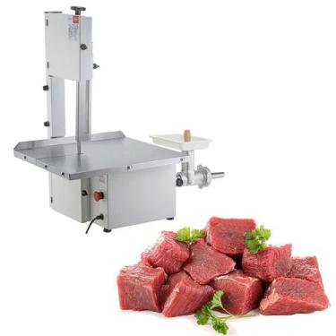 Imagem de Serra Fita Com Moedor de Carne Lâmina 181cm Bivolt Branca - Malta