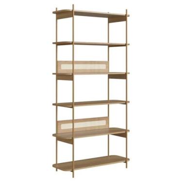Imagem de Estante 180 CM 6 Prateleiras Pes Metal Oslo 28965 Hanover Artesano - A