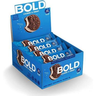 Imagem de BOLD COOKIES & CREAM (Caixa 12 unid.) - BOLD Snacks