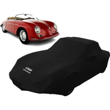 Imagem de Capa Automotiva Luxo Para Porsche 356 Speedster - Mz, Preta