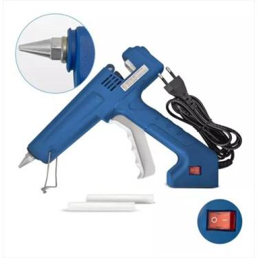 Imagem de Pistola profissional de cola quente rhamos k-1000 23w bivolt 110v/220v