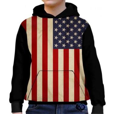 Imagem de Moletom Estados Unidos Infantil UNISSEX Roupas blusa EUA - Alemark, 4