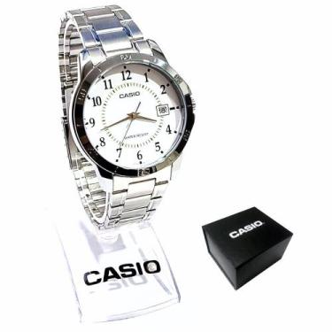 Imagem de Relógio Casio Masculino Analógico Prateado MTP-V004D-7BUDF