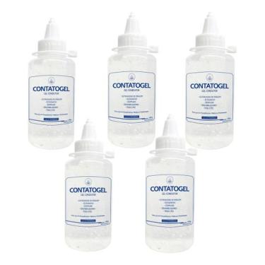 Imagem de Kit 5 - Frasco De Gel Clinico Para Ultrassom, Dopplers, Tens e Fes De 