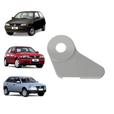 Imagem de Capa Lateral Banco Vazada Lado Mot. Dir. Gol G2 G3 G4 Cinza - PLASTCAR