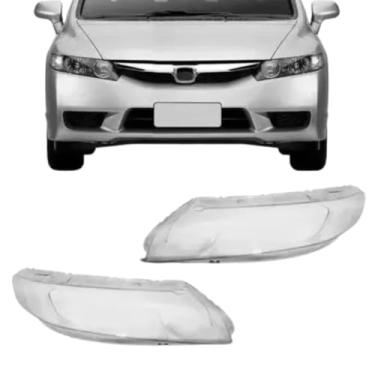 Imagem de Par Lente Farol Civic 2006 2007 2008 2009 2010 2011