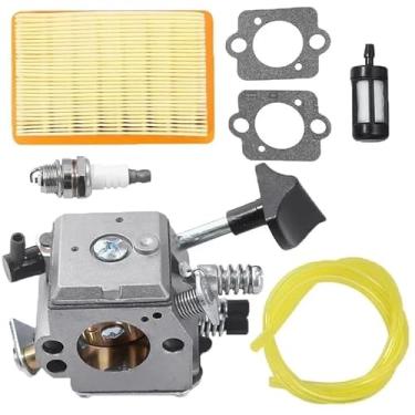 Imagem de Kits de carburador para Stihl BR320 BR340 BR380 BR400 BR420 Mochila Soprador Carb Top para Walbro HD-4A HD-4B HD-13B Filtro de Combustível
