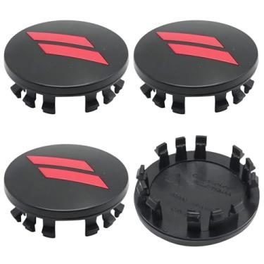 Imagem de MDEOOSKY 4Pcs 6Cz27Rm8Aa 63Mm 2.5" Tampas de Centro de Roda Substituição para Dodge Charger Substituição para Desafiador Dodge Substituição para Dodge Durango Substituição 6Cz27Dx8Aa (Vermelho)