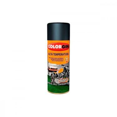 Imagem de Spray Colorgin Alta Temp.Preto-5722, Preto