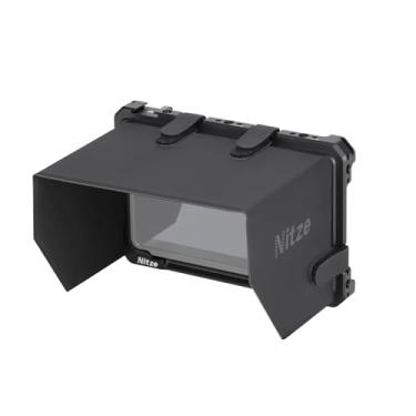 Imagem de Nitze Kit de Gaiola para Monitor Atomos Shinobi II com Sapata Fria Integrada, Trilho NATO e Proteção Solar em Couro Pu - JT-A06B