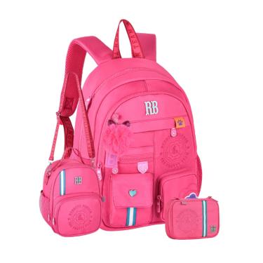 Imagem de Kit Mochila Rebecca Bonbon De Costas Lancheira E Estojo Box
