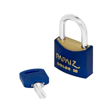 Imagem de Cadeado Color Line, Papaiz, CR20, Azul