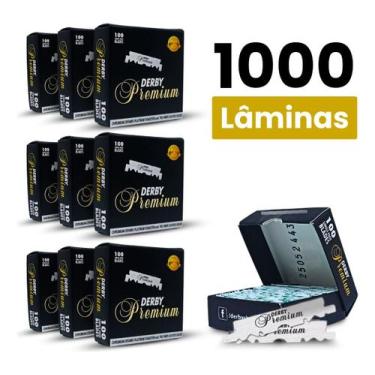 Imagem de 1000 Lâminas De Barbear Derby Premium (meia Lâmina)