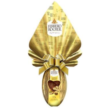 Imagem de Ovo Rocher Chocolate Ao Leite 225g Envio Imediato Ferrero - Ferrero Ro