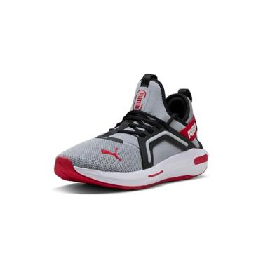 Imagem de PUMA Tênis masculino Softride Enzo 5 Cross Training, Cinza médio-preto-vermelho forte, 40