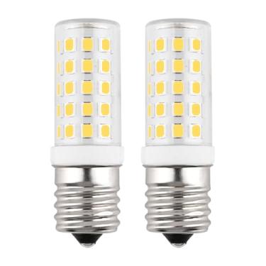 Imagem de LEDBEFINE Lâmpada Led E17, 450 Lm 5000K Ddaylight Branco, 40 Watts Lâmpada De Substituição Para Geladeira, Para Lustre Pendente Ventilador De Teto, Pacote Com 2 (Branco Daylight)