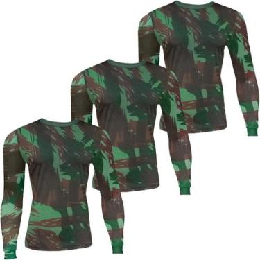 Imagem de Kit 3 segunda pele one infantil proteção UV50+ Terminar - EX311, Verde