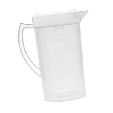 Imagem de ＫＬＫＣＭＳ Jarra de água para Geladeira, Chaleira para Chá Gelado, Transparente com Alça, Jarra de água para Verão, Jarra de para, Chá Gelado, água Que,