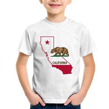 Imagem de Camiseta Infantil Califórnia - Foca na Moda, Branco, 6