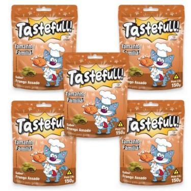Imagem de Hana Tastefull Para Gatos Sabor Frango 150g Kit 5 Un