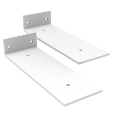 Imagem de 2 Mão Francesa 20cm Invisível Invertida Aço Forte Resistente - Soft Gr