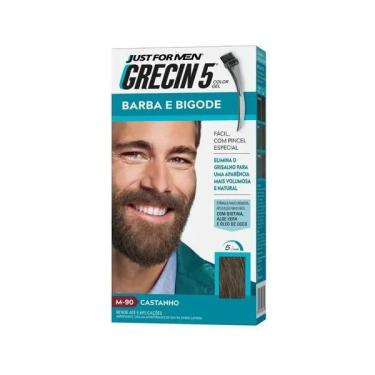 Imagem de Grecin 5 Color Gel Barba E Bigode Castanho M-90