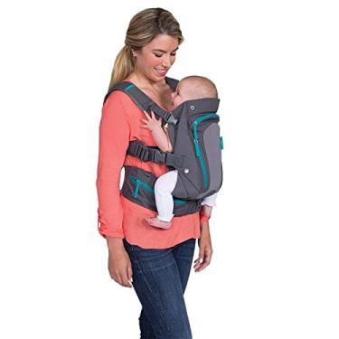 Imagem de Infantino Carry On Carrier - Ergonomic, Expandable, face-in e face-Out, Front and Back Carry for Newborns and Older Babies 8-40 lbs
