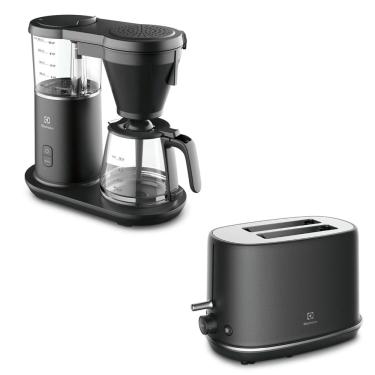 Imagem de Kit electrolux expert torradeira elétrica E cafeteira automática 1,25L 127V
