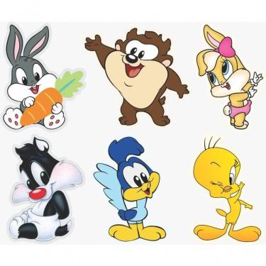 Imagem de Kit Display De Mesa 15 Peças Festa Baby Looney Tunes Mdf 10 Cm