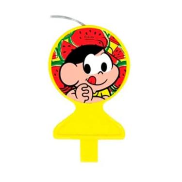 Imagem de Vela Plana Magali Melancia Festcolor Vermelho/Amarelo