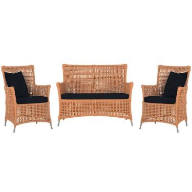 Imagem de  Jogo Sofá e 2 Poltronas de Área Igapó Alumínio