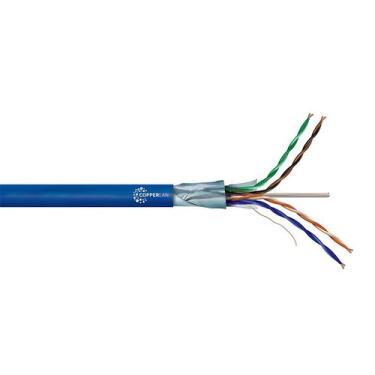 Imagem de Cabo patch cord cat6 23awgx4p azul 5 metros copperlan