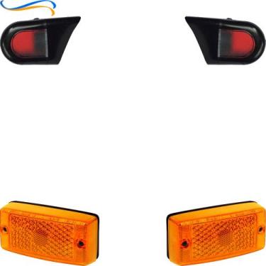 Imagem de Kit Lanterna Mb 709 710 711 912 Pisca Seta Lateral + Tetobr - Gf