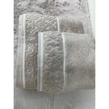 Imagem de Toalhas Banho Gigante Arabesco Zero Twist Corttex 500 G/m, BEGE