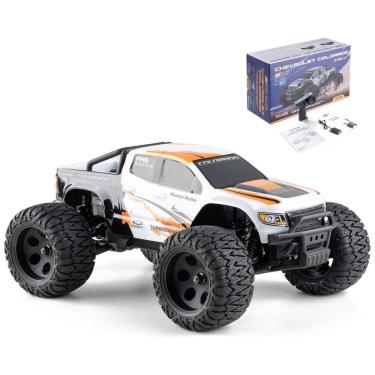 Imagem de Carrinho de Controle Remoto Off Road com Bateria de 900mAH, BEEZRC 4X4 FMT24 RTR, Branco