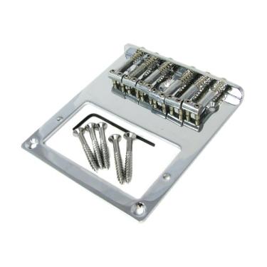 Imagem de Placa de ponte para guitarra elétrica cromada Telecaster (tm)-Style para Humbuckers