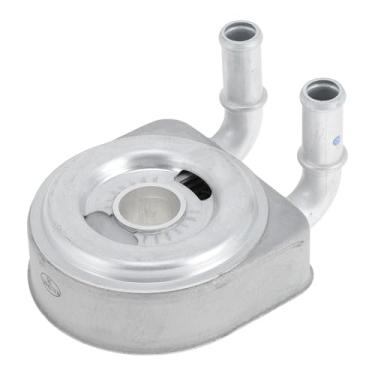 Imagem de ACROPIX Resfriador de óleo do motor para Peugeot 307 2.0L Refrigerador de óleo de transmissão com vedações O-ring No.1103N0/1103J2 Liga de alumínio tom prateado 1 conjunto