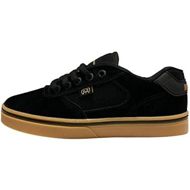 Imagem de Tênis Hocks Flat Lite Preto Black Unissex Original Cor:Preto-Marrom;Tamanho:42