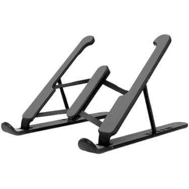 Imagem de Suporte Notebook Ajustável Base Tablet Netbook Ergonômico Dobrável Regulável Leve Apoio Universal - Com estojo para armazenagem