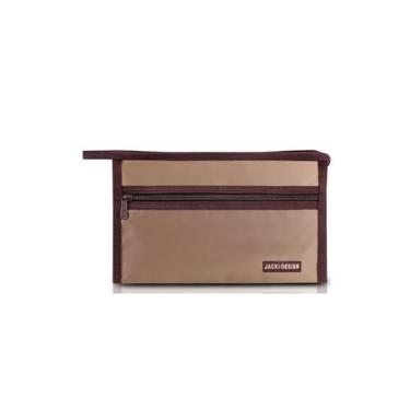Imagem de Necessaire Femenina Essencial Envelope Marrom - Jacki Design