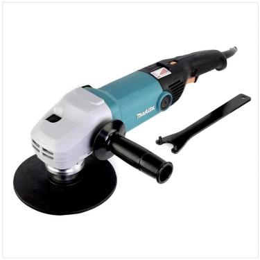 Imagem de Lixadeira Angular Eletrônica 180mm Industrial 1600w Disco De Borracha Chave Capa Sa7000c 220v Makita